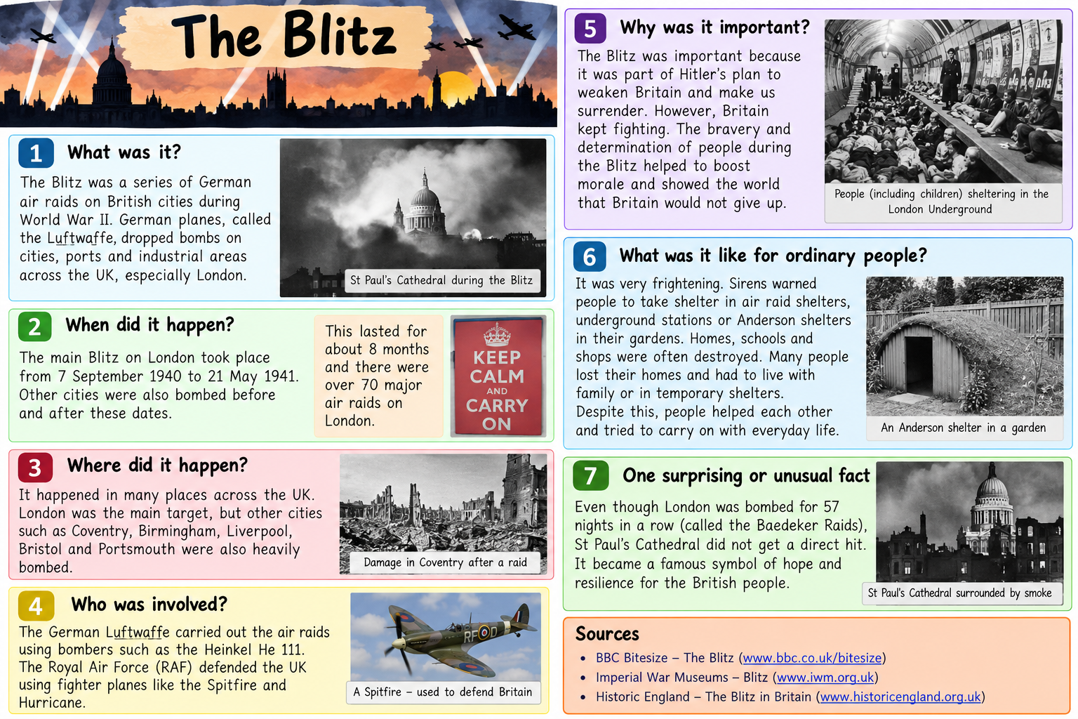 Example WWII research